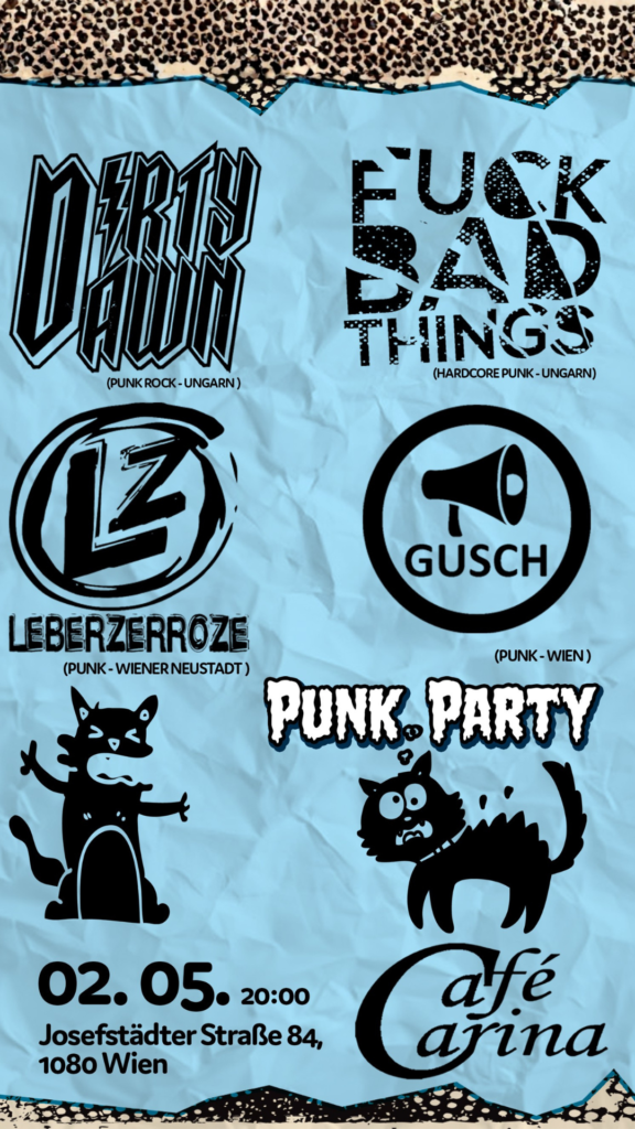 Punk Party :: DIRTY DAWN⚡️FUCK BAD THINGS⚡️LEBERZERROZE⚡️Gusch