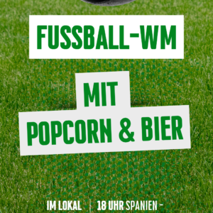 WM  im Lokal | 18:00 Spanien – Kapverdische Inseln | 21:00 Belgien – Ägypten