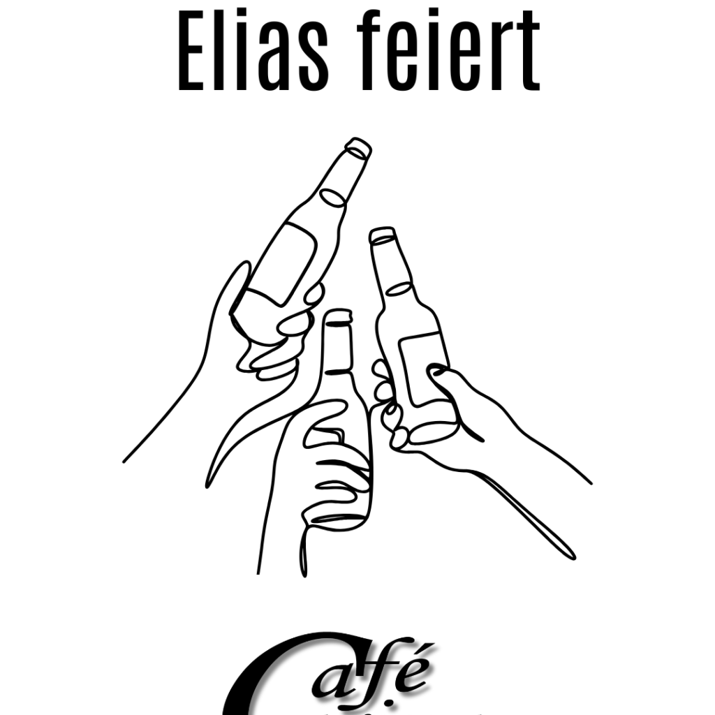 Elias feiert (WM im Gastgarten) Elias feiert (WM im Gastgarten)