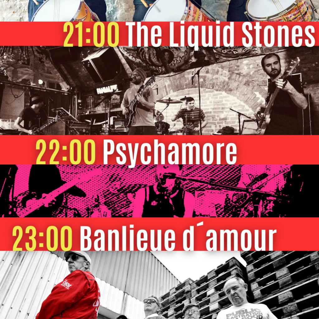 NIGHTWALK XXVIII im Cafe Carina: Vienna Samba Project | The Liquid Stones | Psychamore | Banlieue d´amour NIGHTWALK XXVIII im Cafe Carina: Vienna Samba Project | The Liquid Stones | Psychamore | Banlieue d´amour