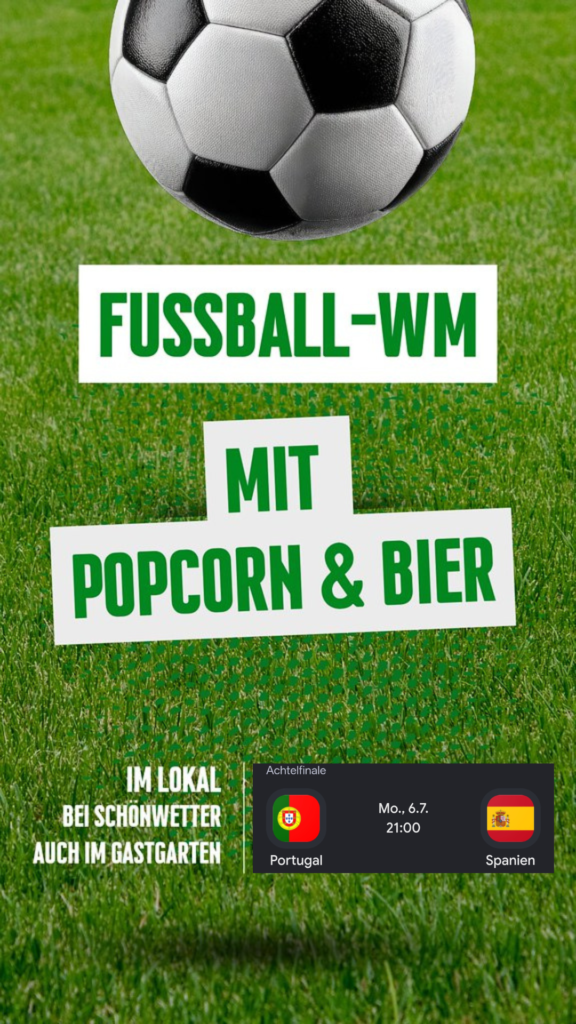 WM im Lokal – Achtelfinale | Portugal / Spanien WM im Lokal – Achtelfinale | Portugal / Spanien