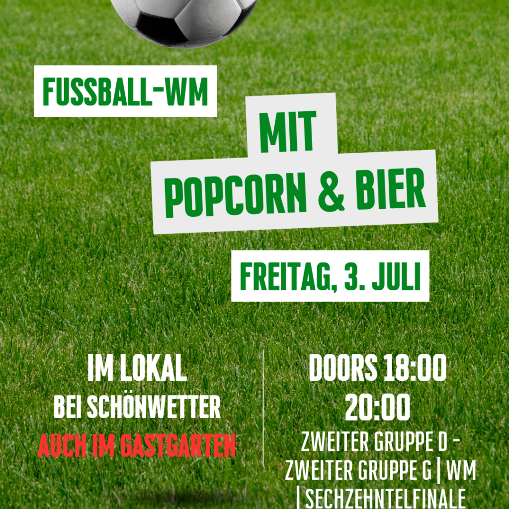WM im Lokal : Zweiter Gruppe D – Zweiter Gruppe G | WM | Sechzehntelfinale