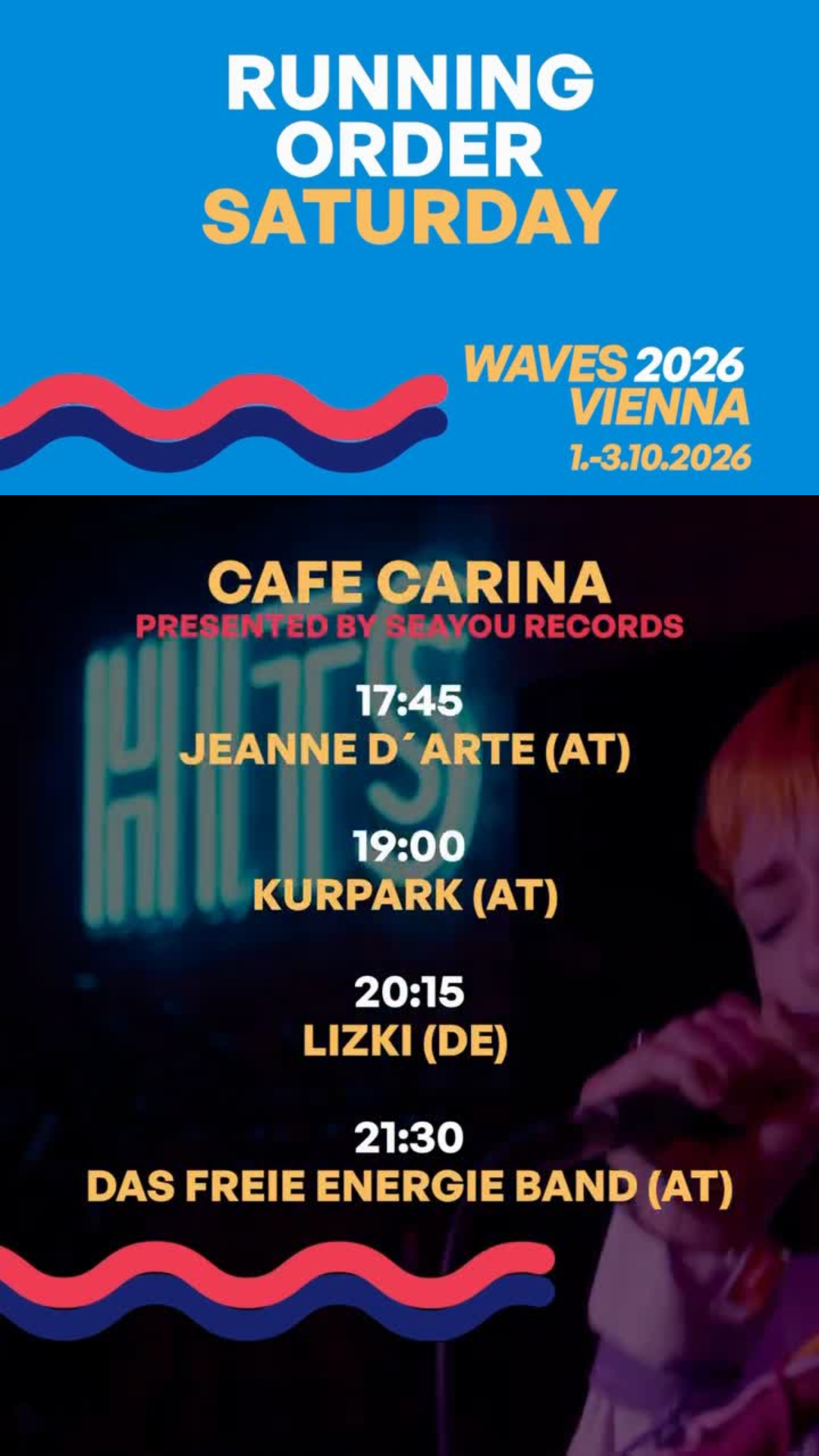 Waves Vienna Saturday Waves Vienna Saturday