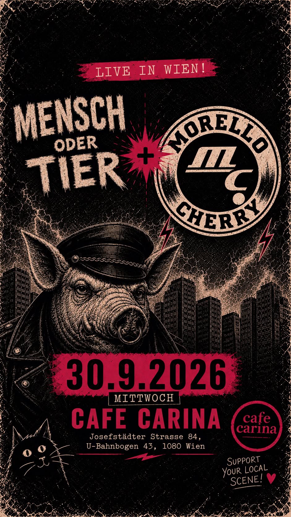 Mensch oder Tier // MORELLO CHERRY Mensch oder Tier // MORELLO CHERRY